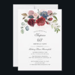 Birthday Burgundy Floral Geburtstagsparty Einladung<br><div class="desc">Bloral 60. Geburtstag Burgundy Blush Birthday Party Einladung können Sie leicht anpassen für die meisten Geburtstage, indem Sie auf die Schaltfläche "Personalisieren". Die Blume sind elegant bordeauxfarben, staubblau, eukalyptusgrün und rot-rosa mit Schrift und moderner Typografie. TIPP: Karo aus unserer Sammlung von Party-Vorräten im Laden mit diesem Design, wenn Sie ein...</div>