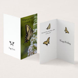 Birthday Butterfly wünscht