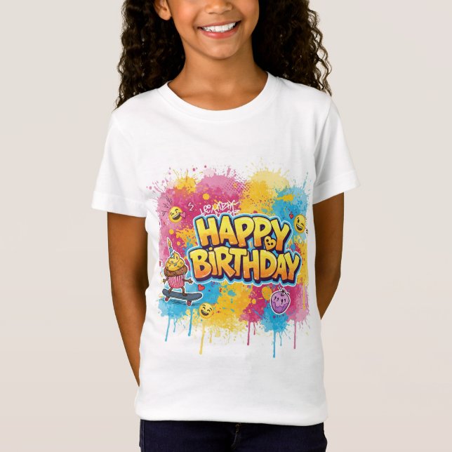 Birthday by Natasha Us T-Shirt (Vorderseite)