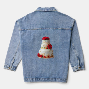 Birthday Cake Art entwirft T - Shirt Jeansjacke