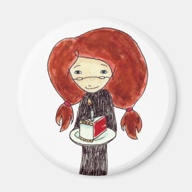 Birthday Cake Magnet (Vorne)