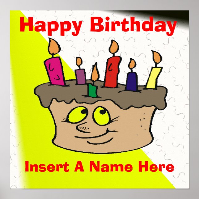 Birthday Cake Poster (Vorne)