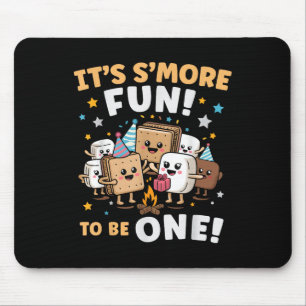 Birthday Campfire Marshmallow Sein Spaß Mousepad