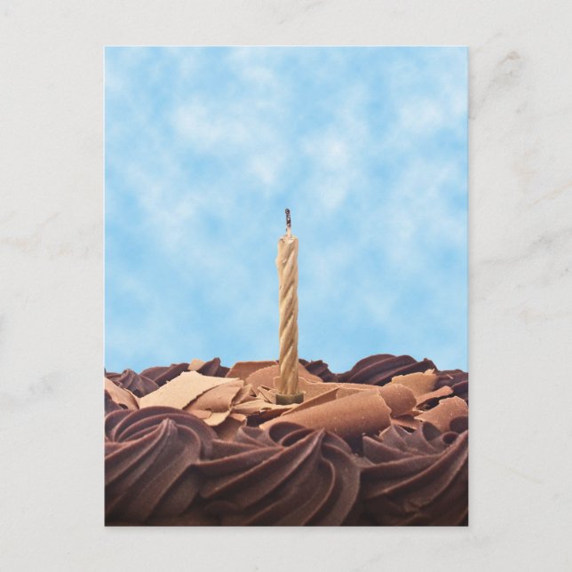 Birthday Candle Postkarte (Vorderseite)
