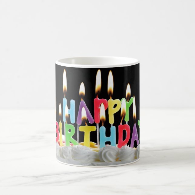 Birthday Candles Kaffeetasse (Mittel)
