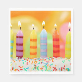 Birthday Candles Serviette