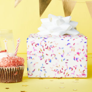 Birthday Candy Sprinkles Geschenkpapier