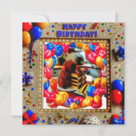 Birthday Capybara & Chihuahua Einladung - Kinder P