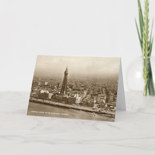Birthday Card - Blackpool Tower Karte (Vorderseite)