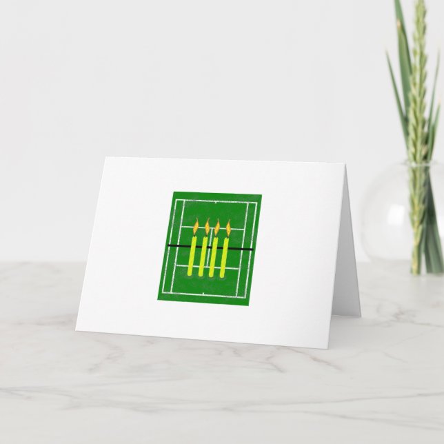 Birthday Card by Lake Tennis Karte (Vorderseite)