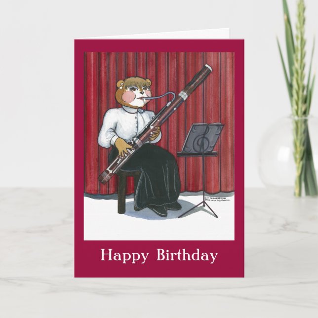 Birthday Card for a Musician Karte (Vorderseite)