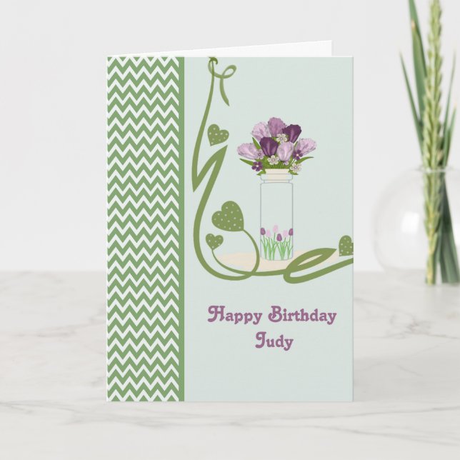 Birthday Card for Judy Karte (Vorderseite)