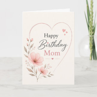 Birthday Card for Mom Karte