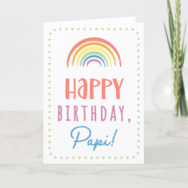 Birthday Card for Papi Karte