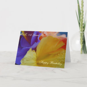 Birthday Card für Boss Karte