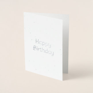Birthday Card für Sterne und Monde Folienkarte