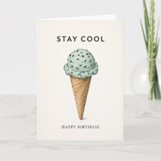 birthday card ice cream karte
