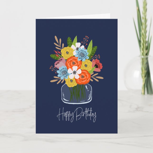 Birthday Card Karte (Vorderseite)