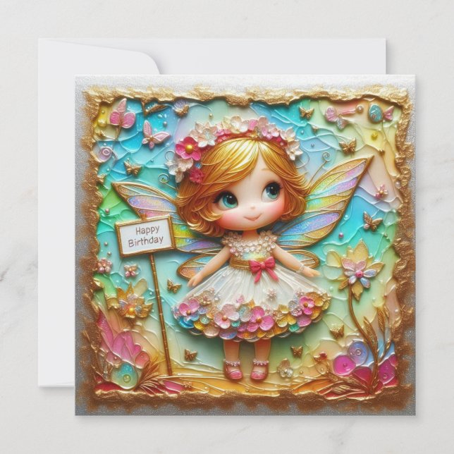 BIRTHDAY CARD ~ Sweet Fairy ~ (Vorderseite)