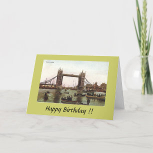 Birthday Card - Tower Bridge, London Karte
