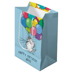 BIRTHDAY CATS von Sandra Boynton Medium Gift Bag Mittlere Geschenktüte