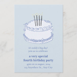 Birthday Celebration – Editable Party Invitation T Einladung