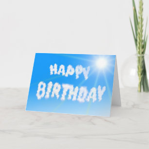 Birthday Clouds Karte