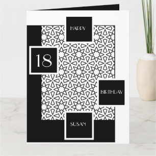 BIRTHDAY coloriage Carte de voeux pliée