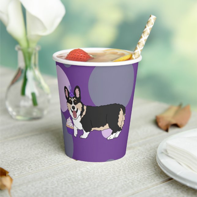 Birthday Corgi   Pappbecher (In Situ)