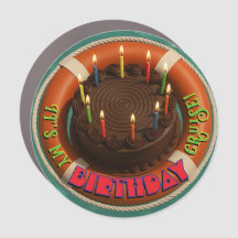 Birthday Cruise (Schokolade) Magnet