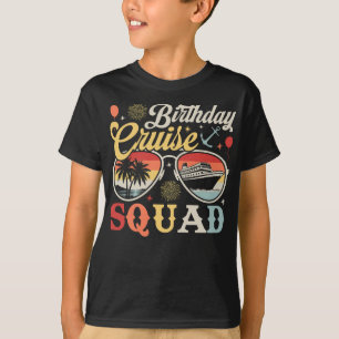 Birthday Cruise Squad Group Familie Matching Boy T-Shirt