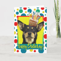 Birthday Cupcake - Australian Kelpie - Jude