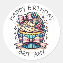 Birthday Cupcake Whimsical Personalisiert