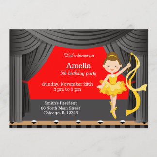 Birthday Dancer Einladung