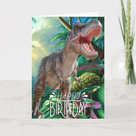 Birthday Dinosaur Kids Jurassic World Karte