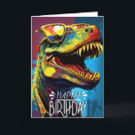 Birthday Dinosaurier Cool Blue kids Card Karte<br><div class="desc">Geburtstag Dinosaurier Blue kids Jurassic Card Dinosaurier BIRTHDAY personalisierte Geburtstagsparty für ein wenig Dinosaurier-Gender-neutral . Erstellen und Anpassen Sie Ihre Party Einladung schnell. Klicken Sie auf die Schaltfläche "Anpassen!",  um die Textgröße,  Textfarbe,  den Stil des Schriftartes und mehr zu ändern! Passende Artikel im Shop erhältlich!</div>