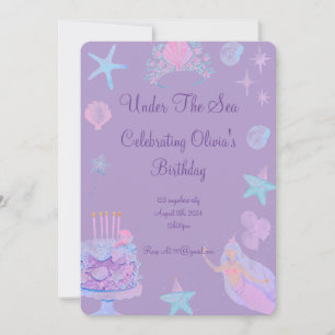 Birthday Einladung für Mädchen Geburtstag von Merm