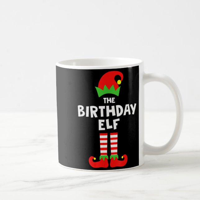 Birthday Elf Matching Group Family Holiday Christm Kaffeetasse (Rechts)