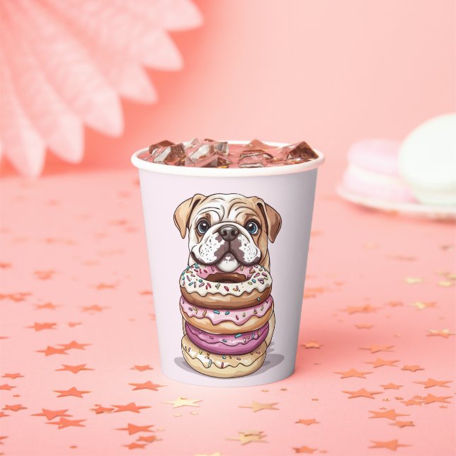 Birthday English Bulldogs Pappbecher (Insitu)