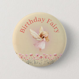 Birthday Fairy Button