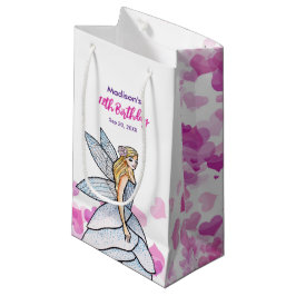 Birthday Fairy Princess Pink Hearts Fashion Sketch Kleine Geschenktüte