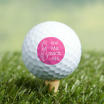 Birthday Female Golfer Funny 40. Happy Par Golfball<br><div class="desc">Auf Par seit 1983. 40. Geburtstag. Perfekt für sie. Pink Golfer Geschenkidee. Personalisieren Sie es mit einem Jahr.</div>