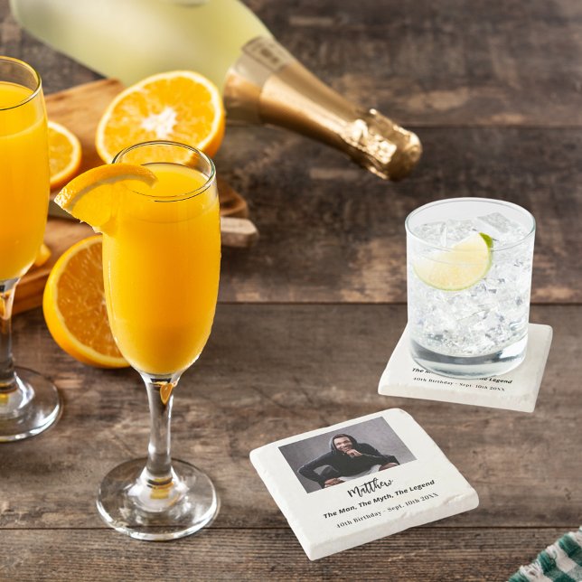 Birthday Foto Man Mythos Legende Steinuntersetzer (Von Creator hochgeladen)