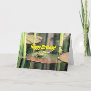 Birthday Frosch Karte
