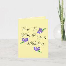 Birthday G Card : Time To Shine . Karte