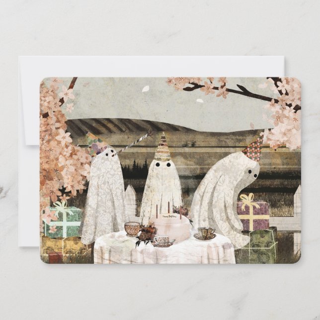 Birthday Ghosts Einladung (Vorderseite)