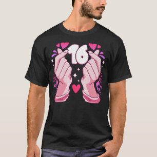 Birthday Girl 16 Jahre alt, Herz des K-Pops, Saran T-Shirt