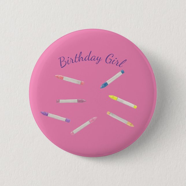 Birthday Girl Button (Vorderseite)