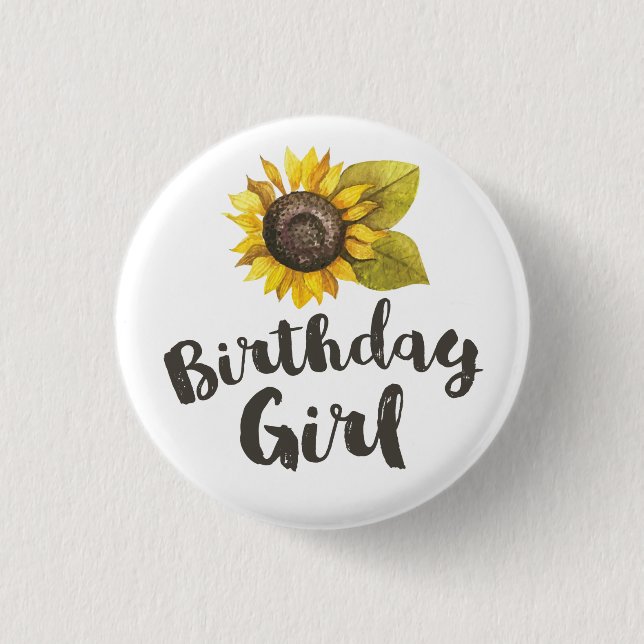 Birthday Girl Button (Vorderseite)