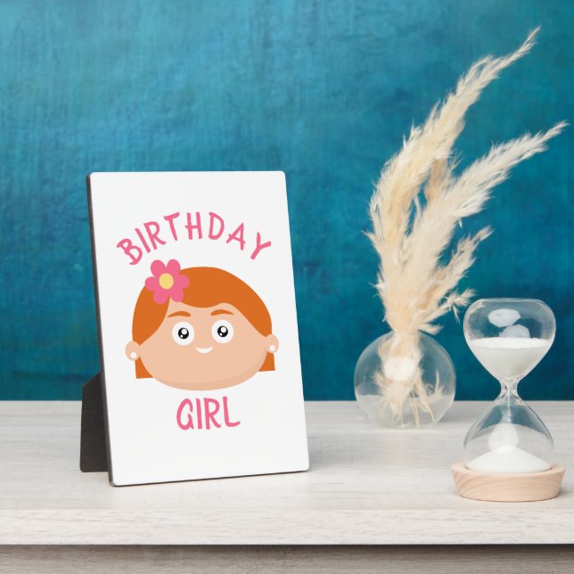Birthday Girl Fotoplatte (Seite)
